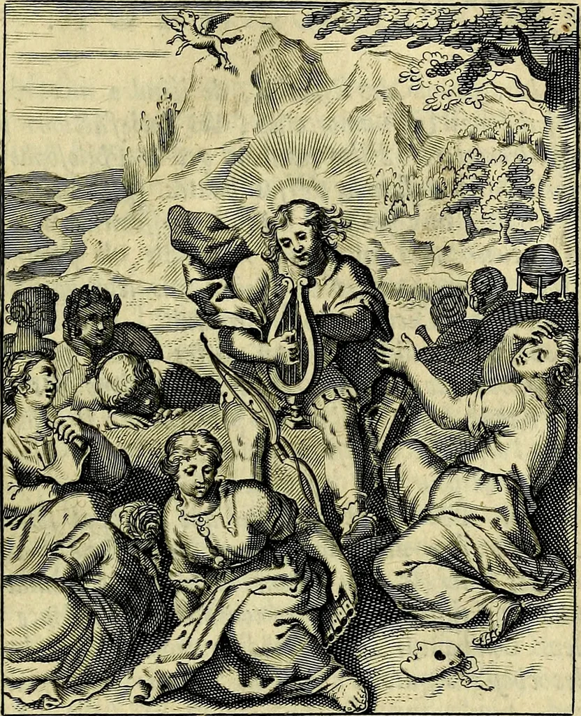 An illustration from Schouwtoneel des menschelyken leevens, of, Lessen der wysheid : uytgedrukt in 103. fraaye konstplaaten, welker zinspeelingen uyt Horatius verzaamellt zyn, 1755, leaf 320