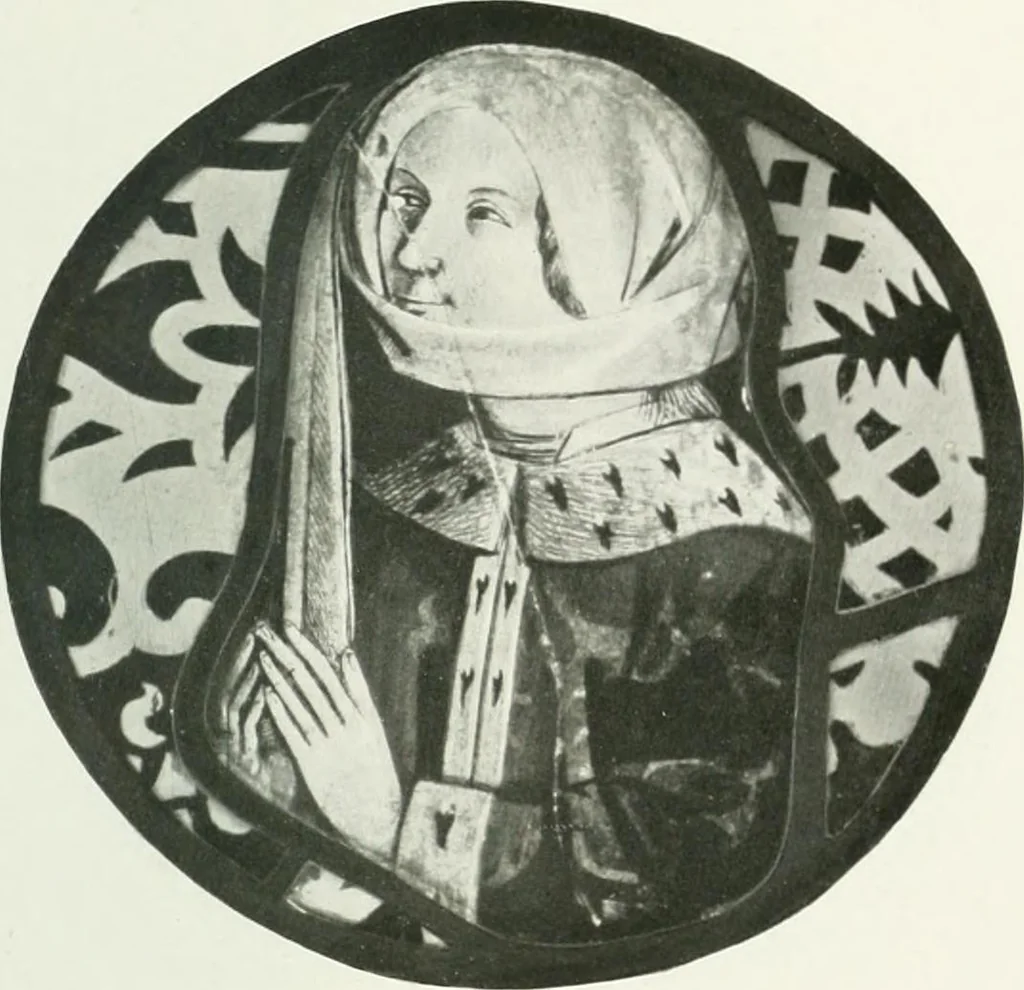 An illustration from Schwäbische Glasmalerei, 1912, leaf 100