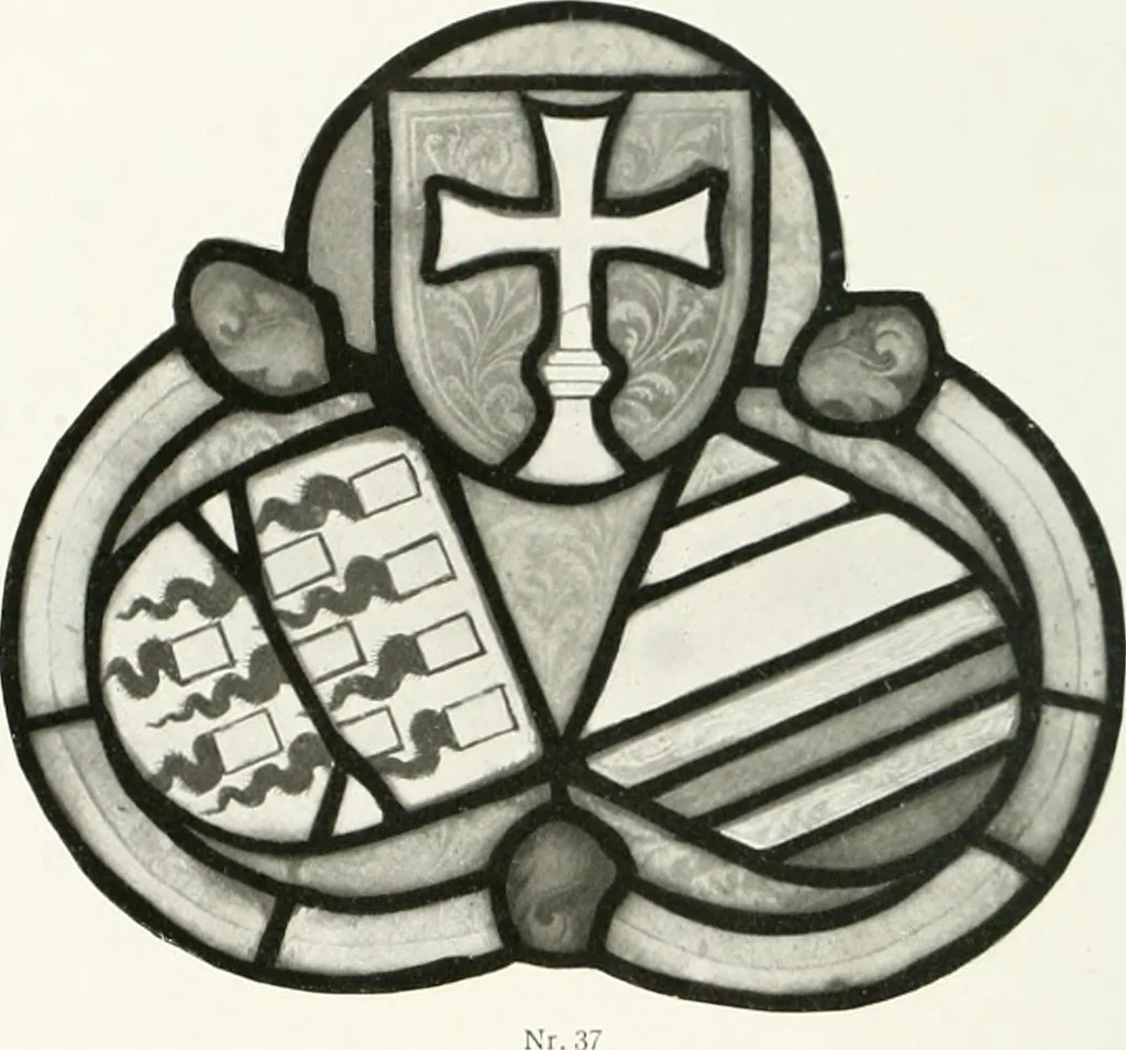 An illustration from Schwäbische Glasmalerei, 1912, leaf 101