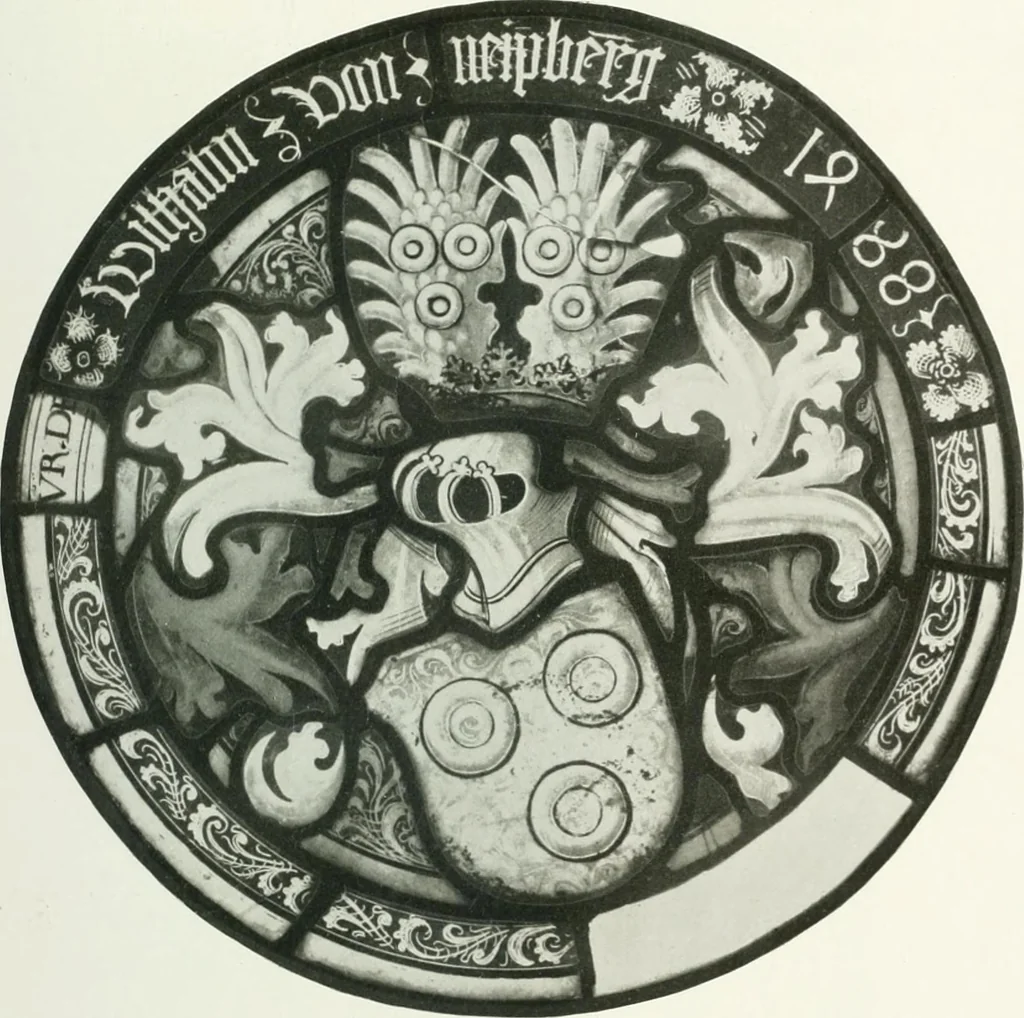 An illustration from Schwäbische Glasmalerei, 1912, leaf 102