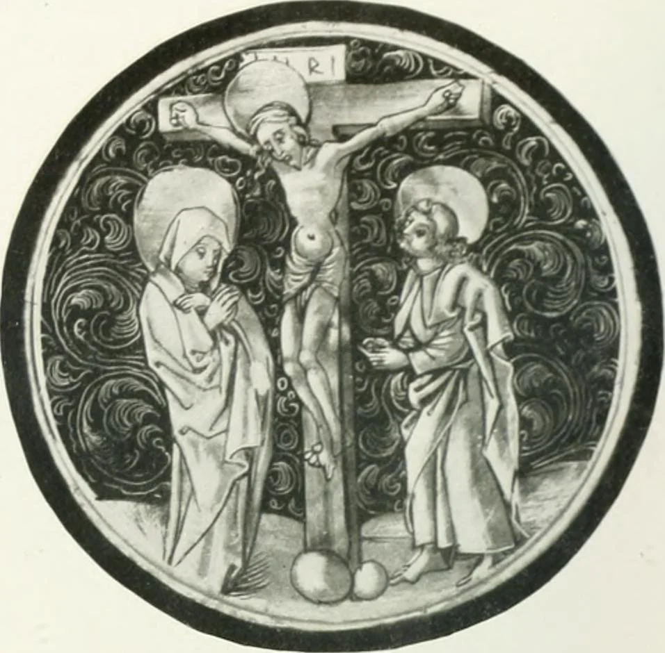 An illustration from Schwäbische Glasmalerei, 1912, leaf 105