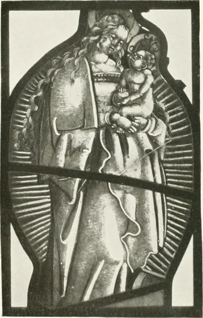 An illustration from Schwäbische Glasmalerei, 1912, leaf 105