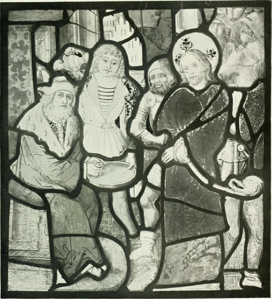 An illustration from Schwäbische Glasmalerei, 1912, leaf 106