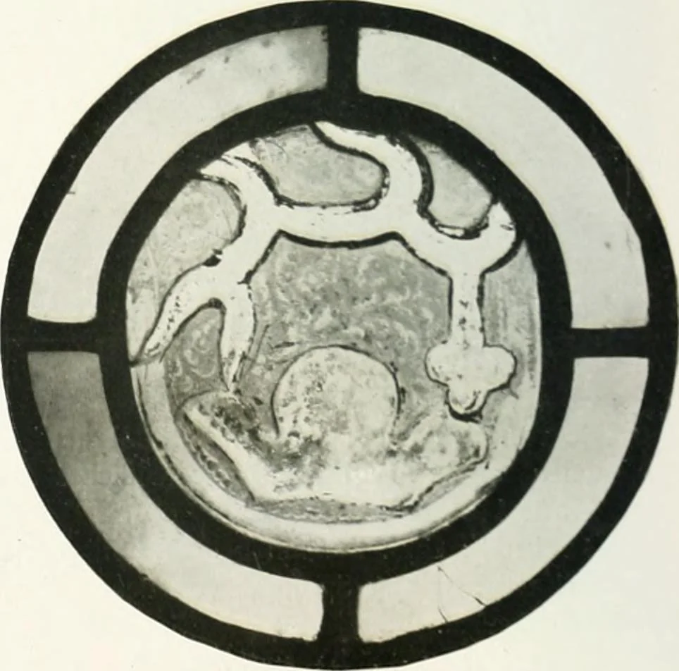 An illustration from Schwäbische Glasmalerei, 1912, leaf 107