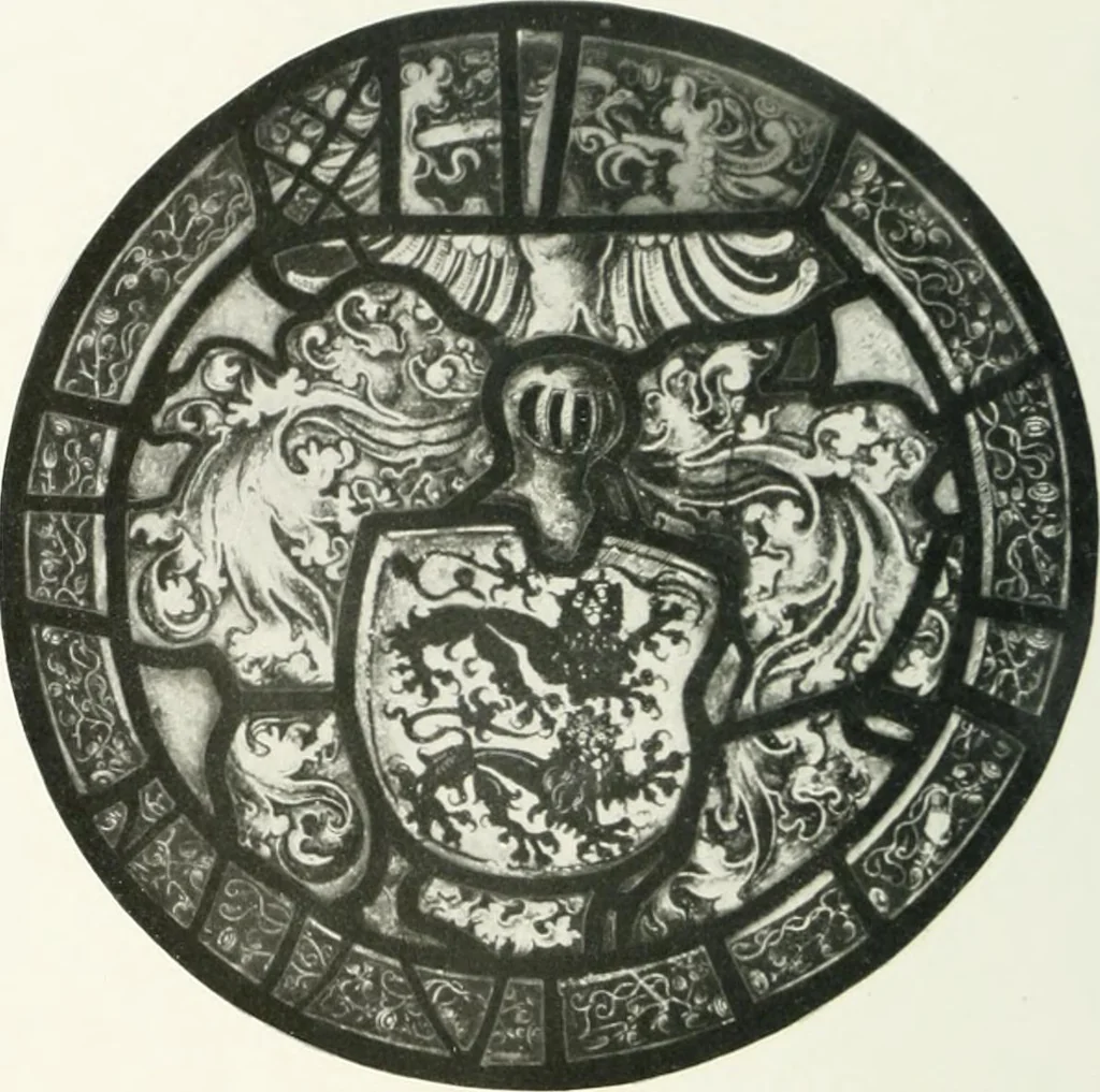 An illustration from Schwäbische Glasmalerei, 1912, leaf 109