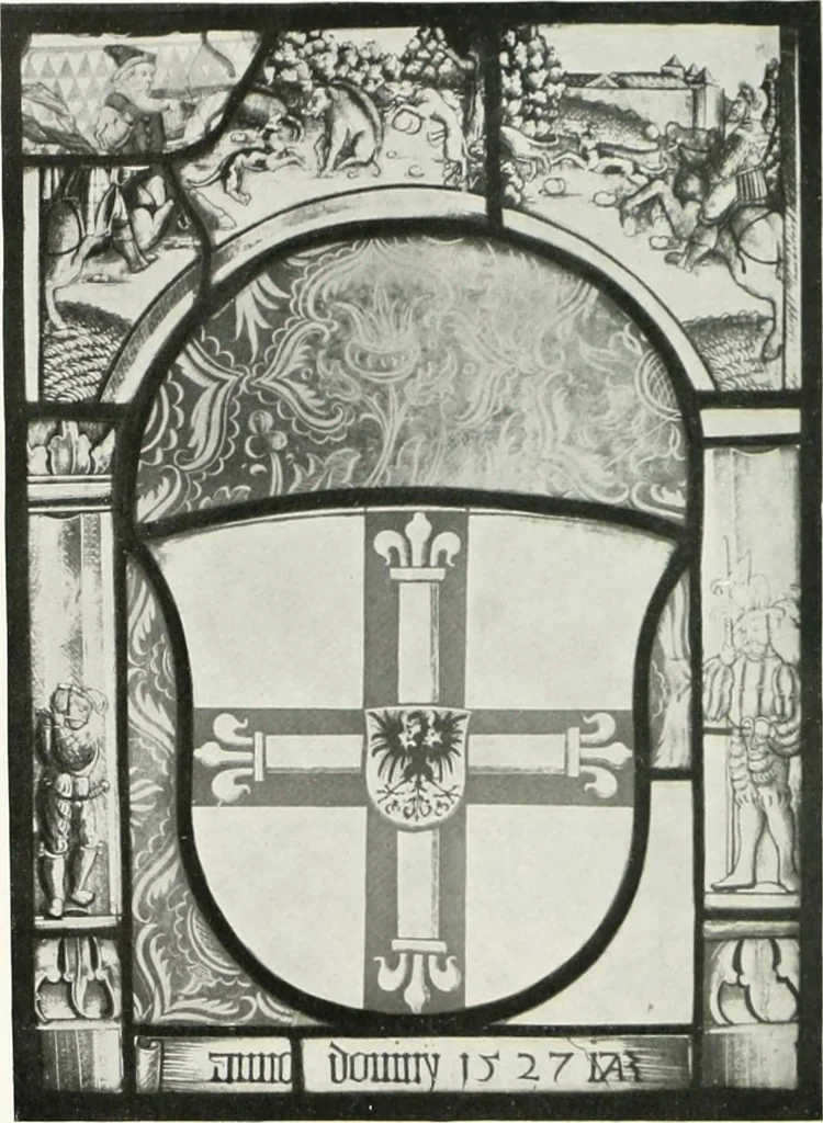 An illustration from Schwäbische Glasmalerei, 1912, leaf 111