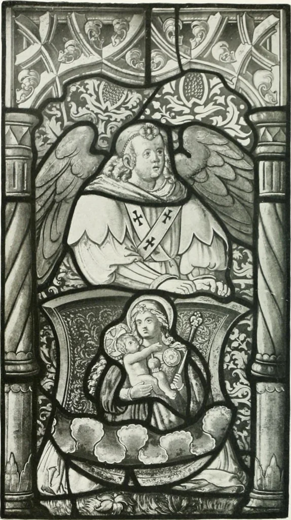 An illustration from Schwäbische Glasmalerei, 1912, leaf 115