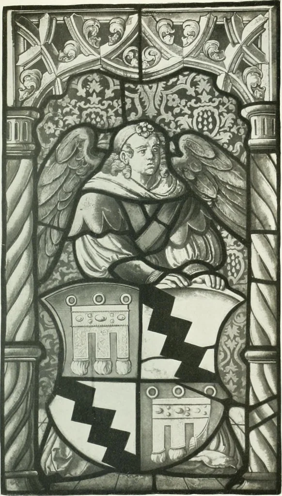 An illustration from Schwäbische Glasmalerei, 1912, leaf 118