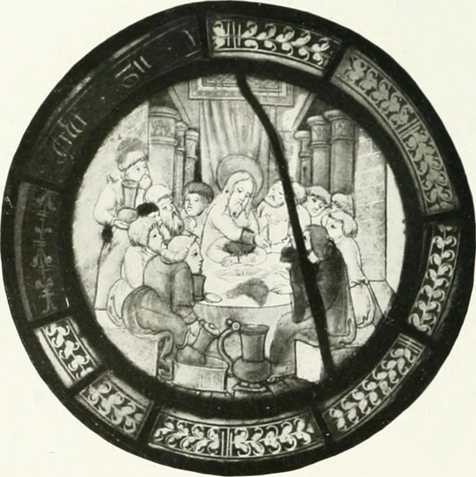 An illustration from Schwäbische Glasmalerei, 1912, leaf 125