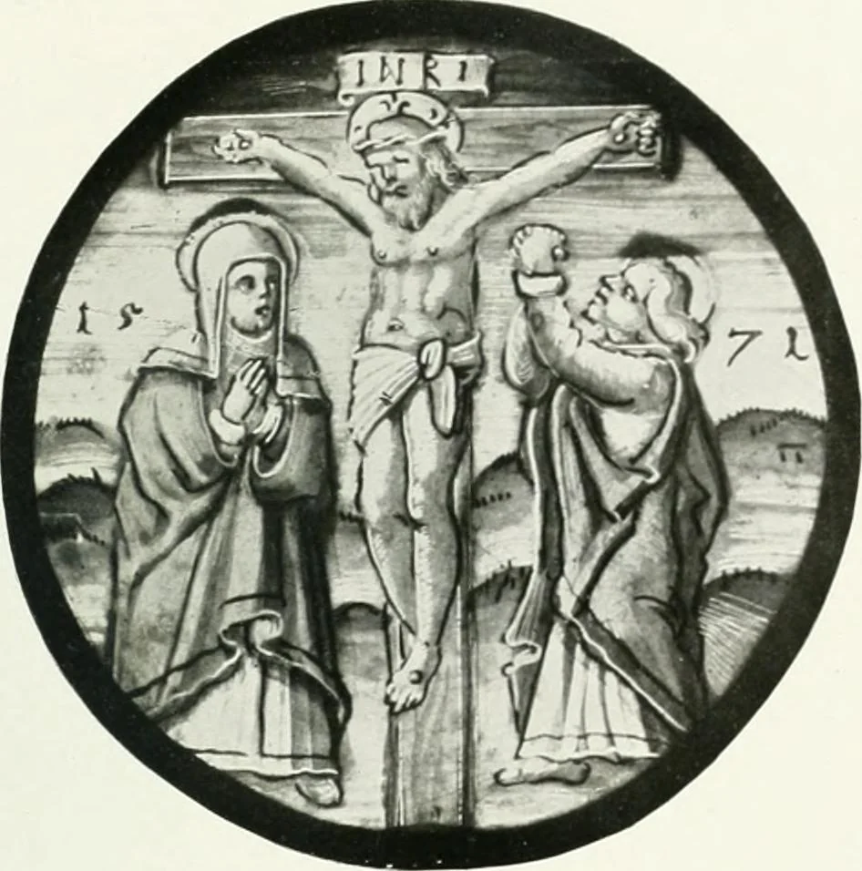 An illustration from Schwäbische Glasmalerei, 1912, leaf 130