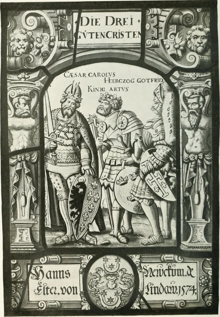 An illustration from Schwäbische Glasmalerei, 1912, leaf 131