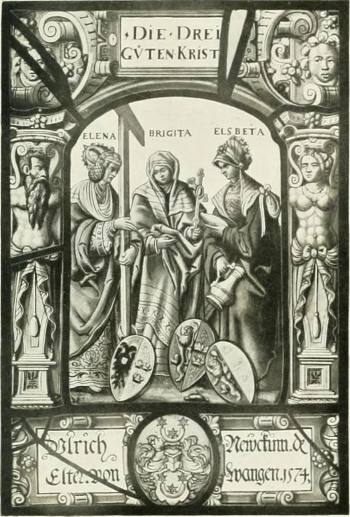 An illustration from Schwäbische Glasmalerei, 1912, leaf 134