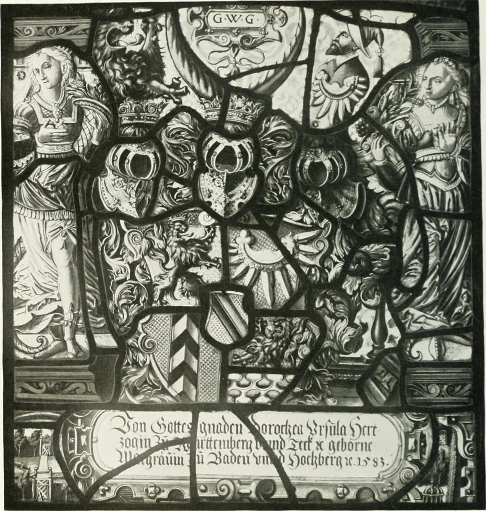An illustration from Schwäbische Glasmalerei, 1912, leaf 137