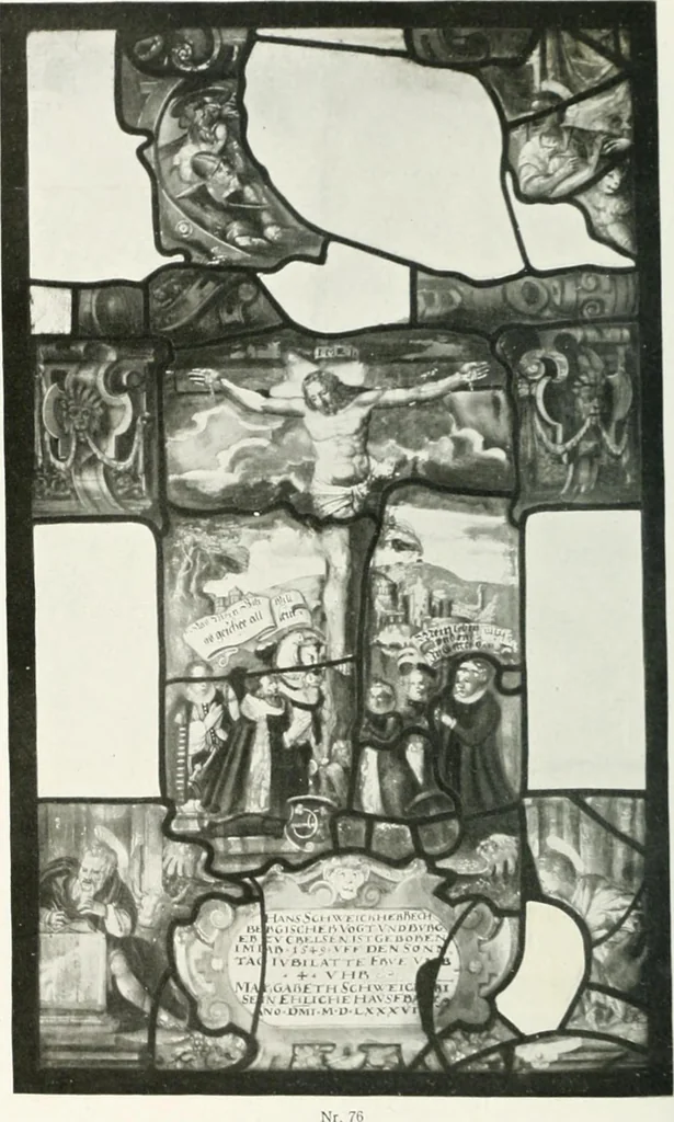 An illustration from Schwäbische Glasmalerei, 1912, leaf 139