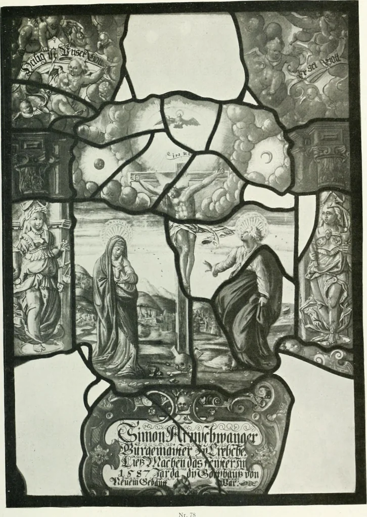 An illustration from Schwäbische Glasmalerei, 1912, leaf 140