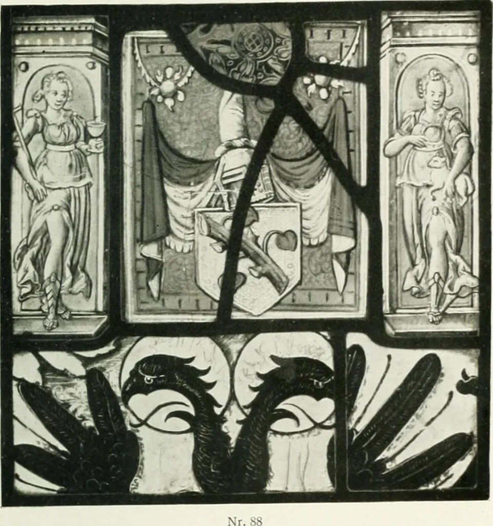 An illustration from Schwäbische Glasmalerei, 1912, leaf 152