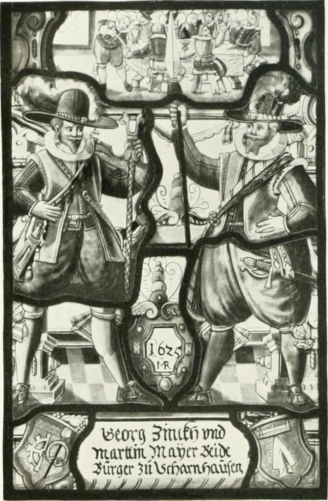 An illustration from Schwäbische Glasmalerei, 1912, leaf 159