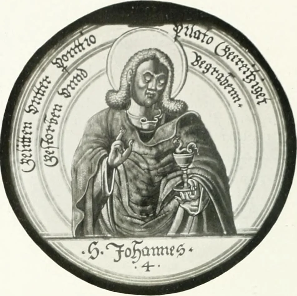 An illustration from Schwäbische Glasmalerei, 1912, leaf 161