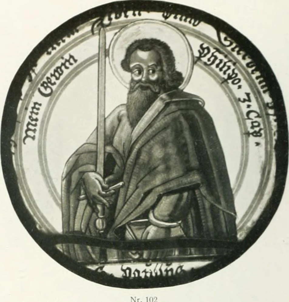 An illustration from Schwäbische Glasmalerei, 1912, leaf 163