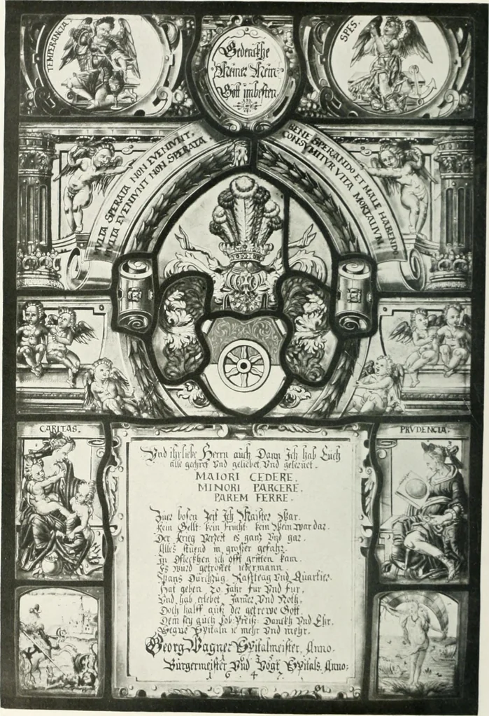 An illustration from Schwäbische Glasmalerei, 1912, leaf 171