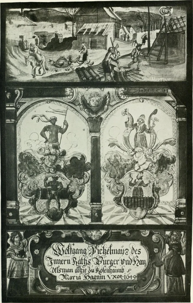 An illustration from Schwäbische Glasmalerei, 1912, leaf 172