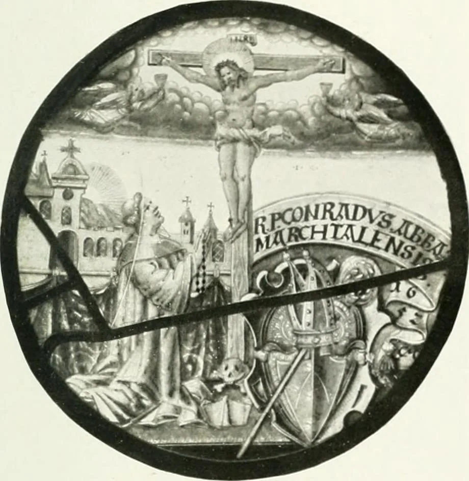 An illustration from Schwäbische Glasmalerei, 1912, leaf 174
