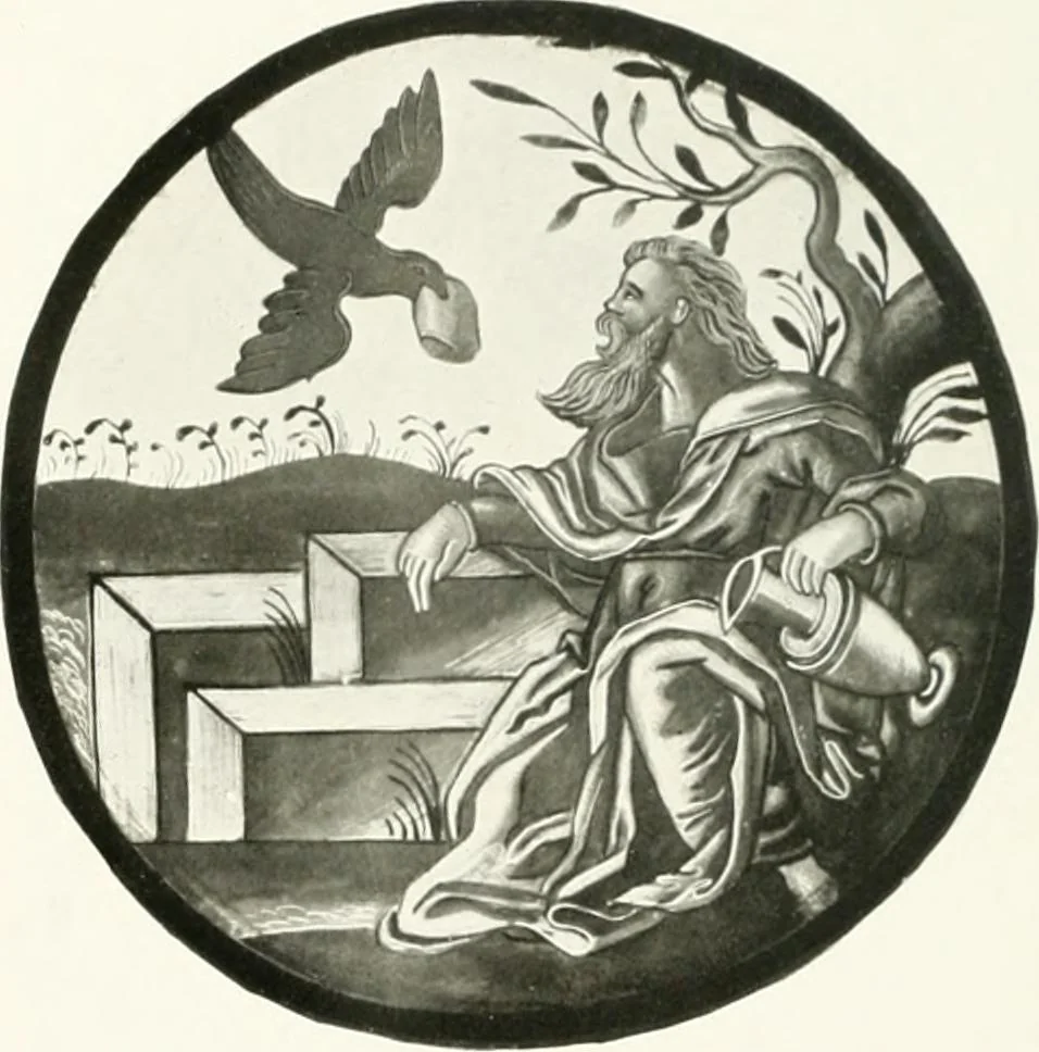 An illustration from Schwäbische Glasmalerei, 1912, leaf 179