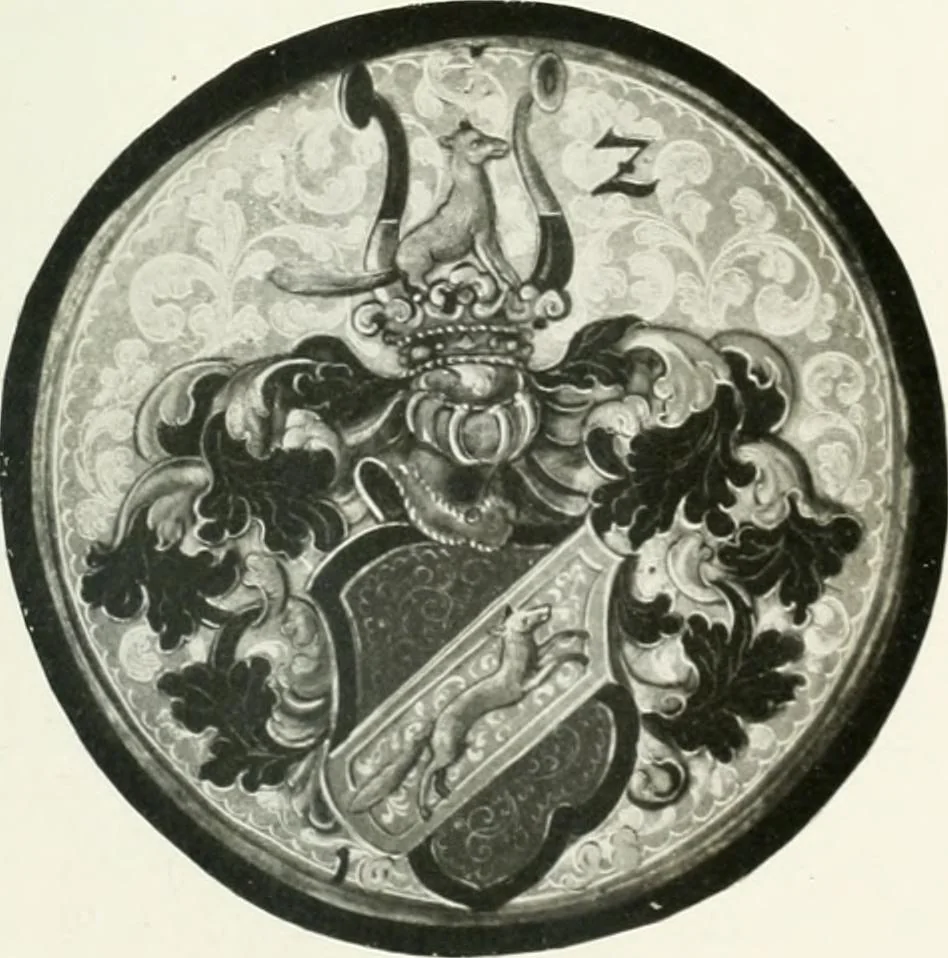 An illustration from Schwäbische Glasmalerei, 1912, leaf 180