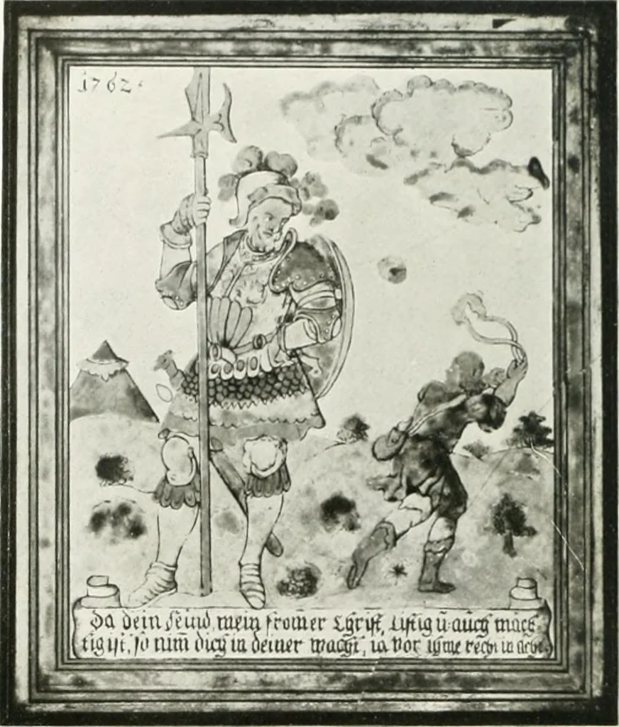 An illustration from Schwäbische Glasmalerei, 1912, leaf 181