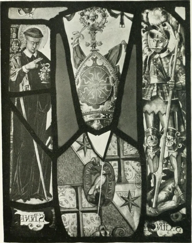 An illustration from Schwäbische Glasmalerei, 1912, leaf 183
