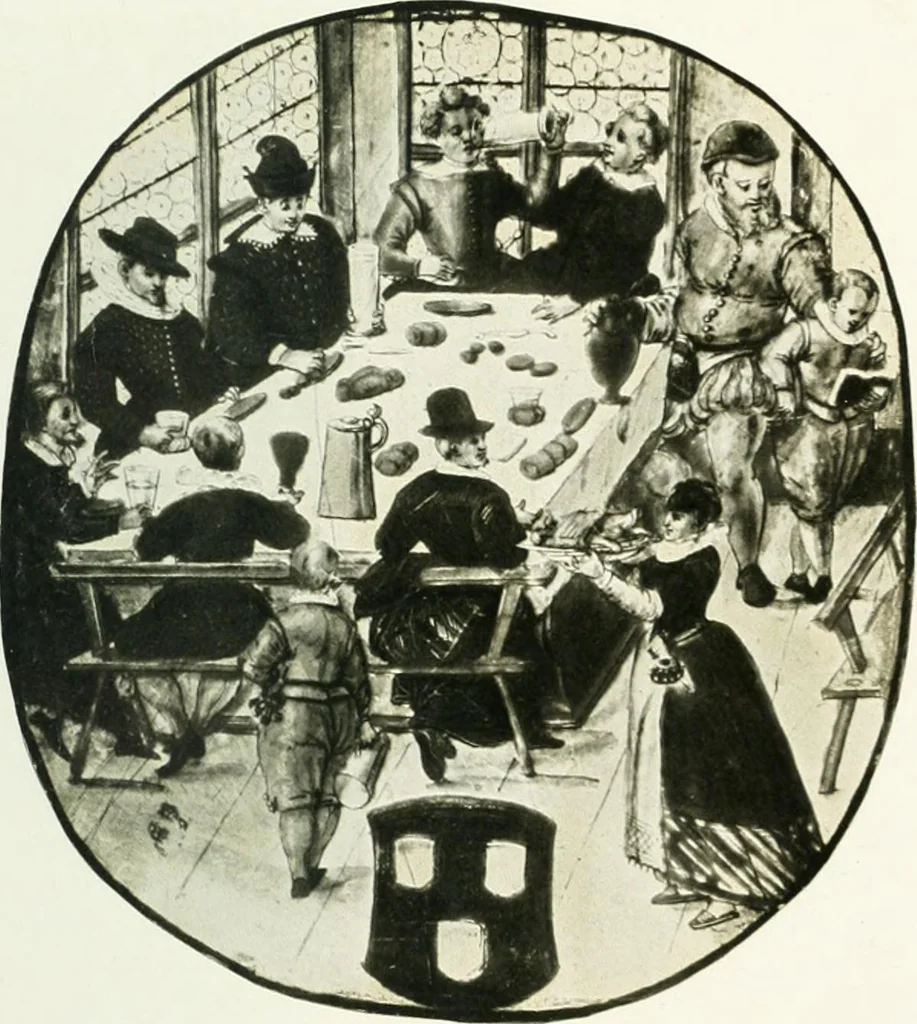 An illustration from Schwäbische Glasmalerei, 1912, leaf 54