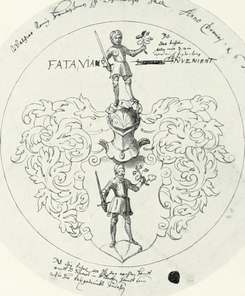 An illustration from Schwäbische Glasmalerei, 1912, leaf 55