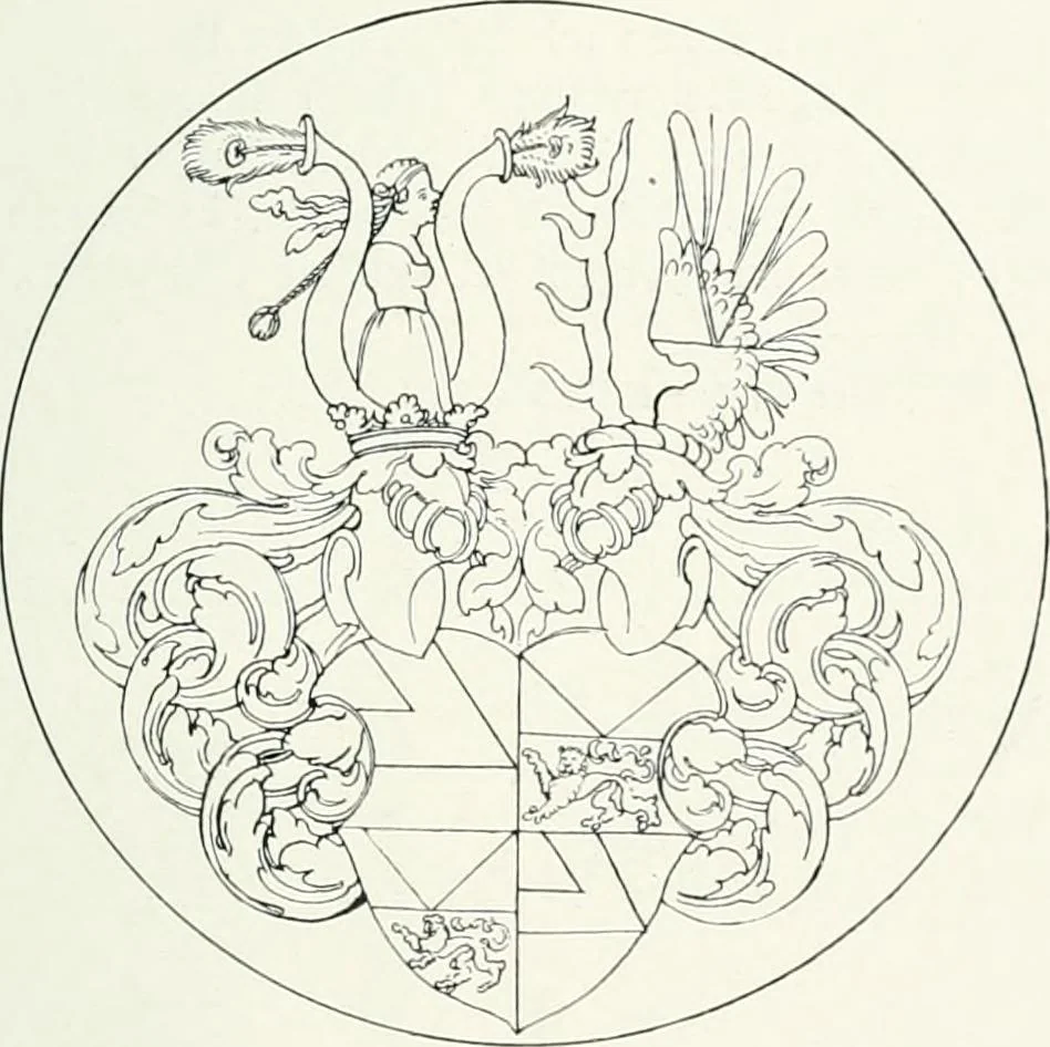 An illustration from Schwäbische Glasmalerei, 1912, leaf 56