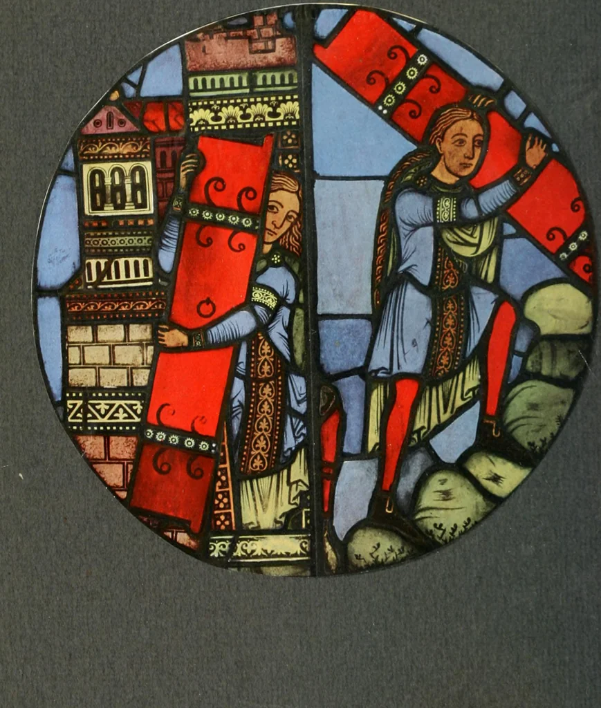 An illustration from Schwäbische Glasmalerei, 1912, leaf 7