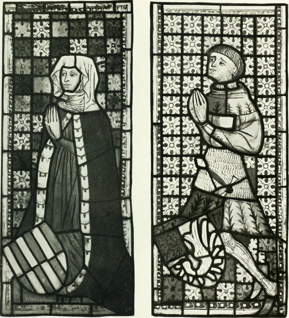 An illustration from Schwäbische Glasmalerei, 1912, leaf 80
