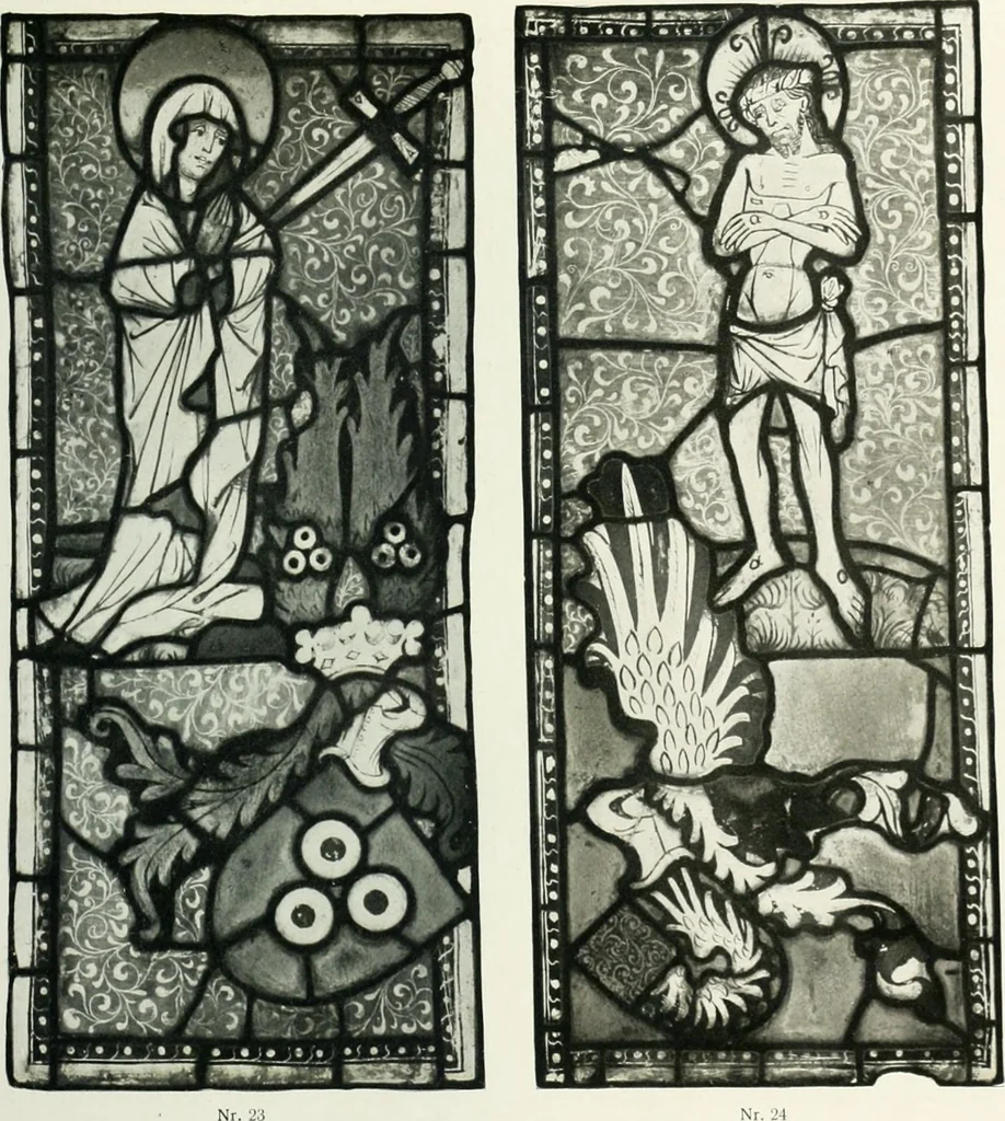 An illustration from Schwäbische Glasmalerei, 1912, leaf 88