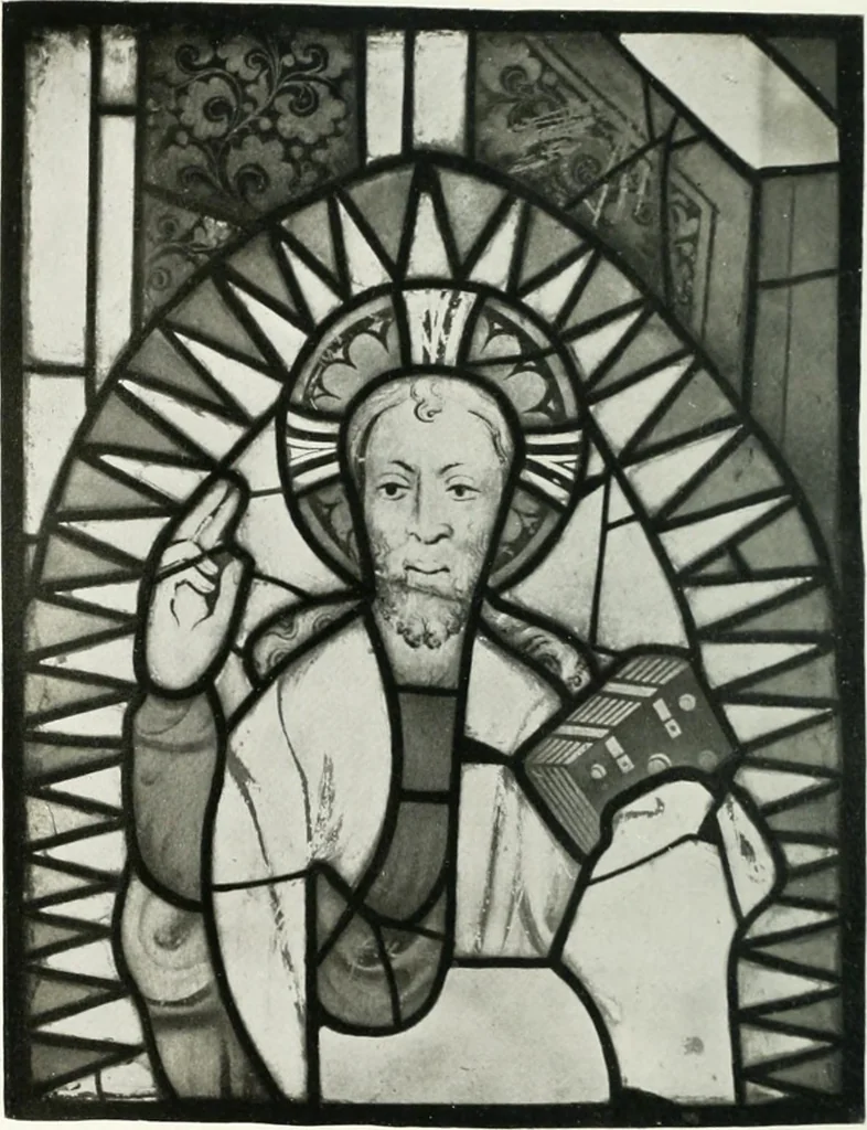 An illustration from Schwäbische Glasmalerei, 1912, leaf 91