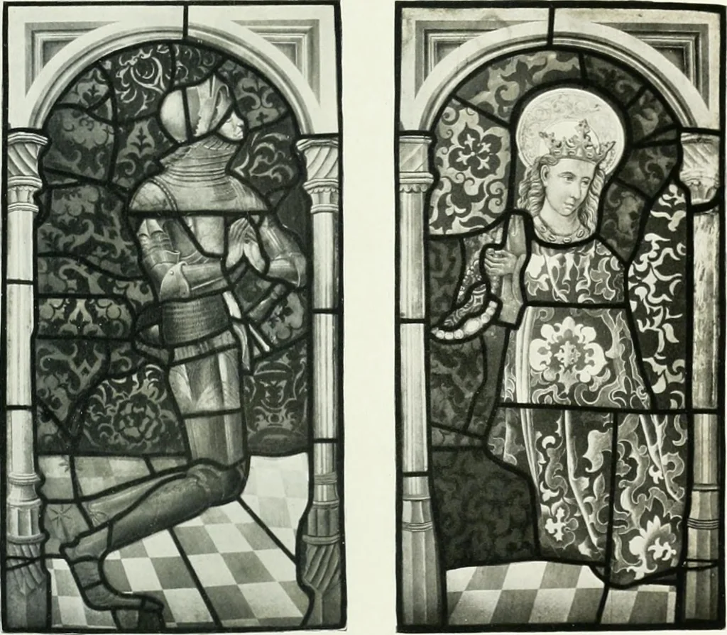 An illustration from Schwäbische Glasmalerei, 1912, leaf 92