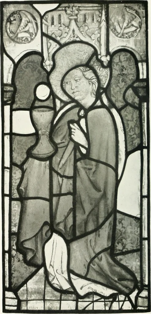 An illustration from Schwäbische Glasmalerei, 1912, leaf 93