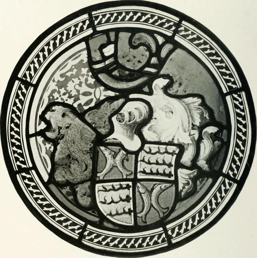 An illustration from Schwäbische Glasmalerei, 1912, leaf 95