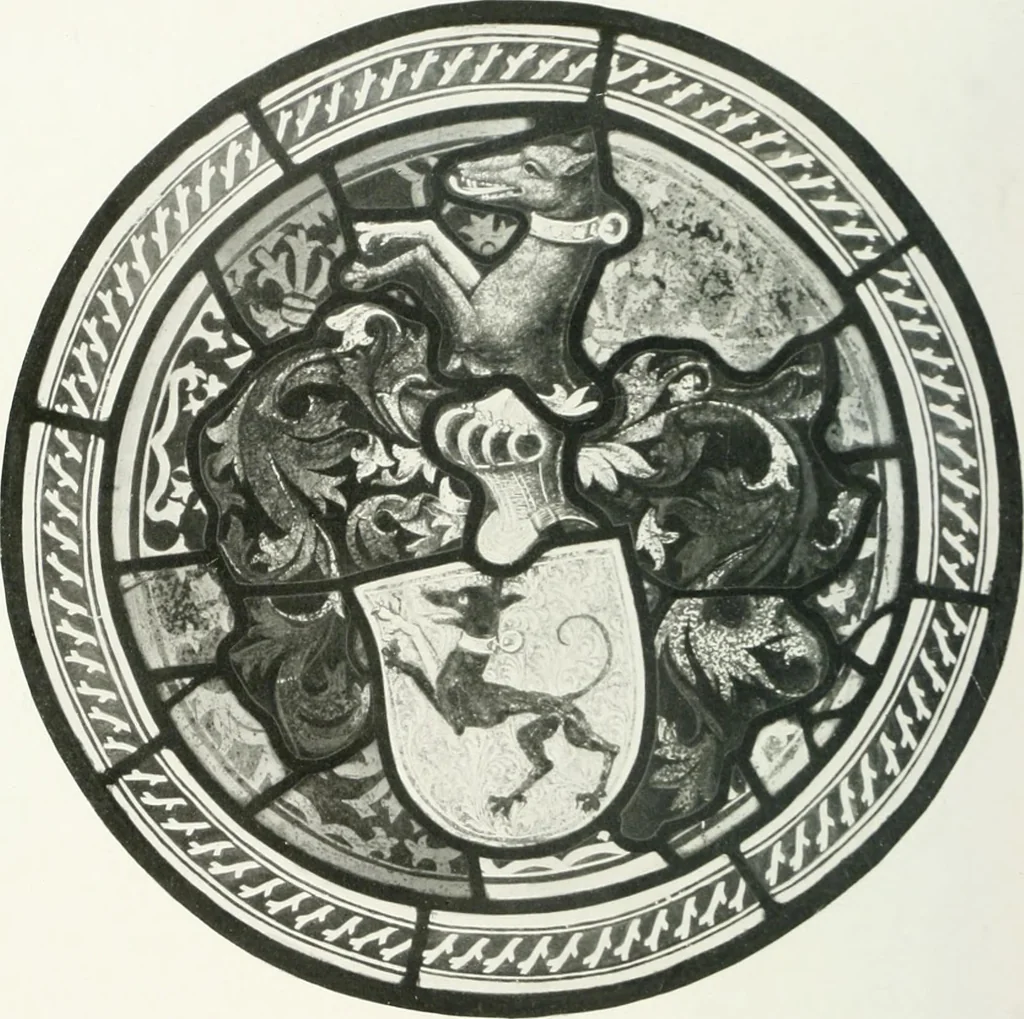 An illustration from Schwäbische Glasmalerei, 1912, leaf 99