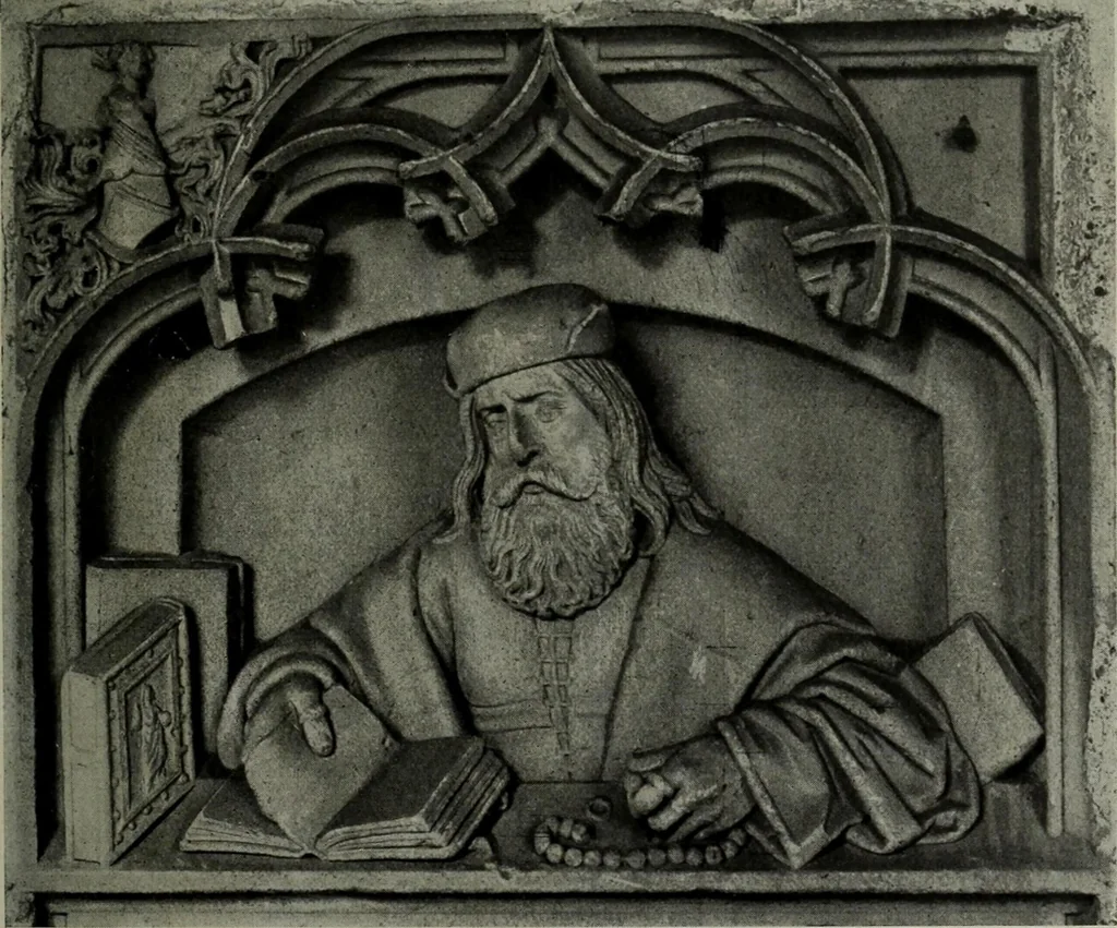 An illustration from Schwäbische Skulptur der Spätgotik, 1922, leaf 100