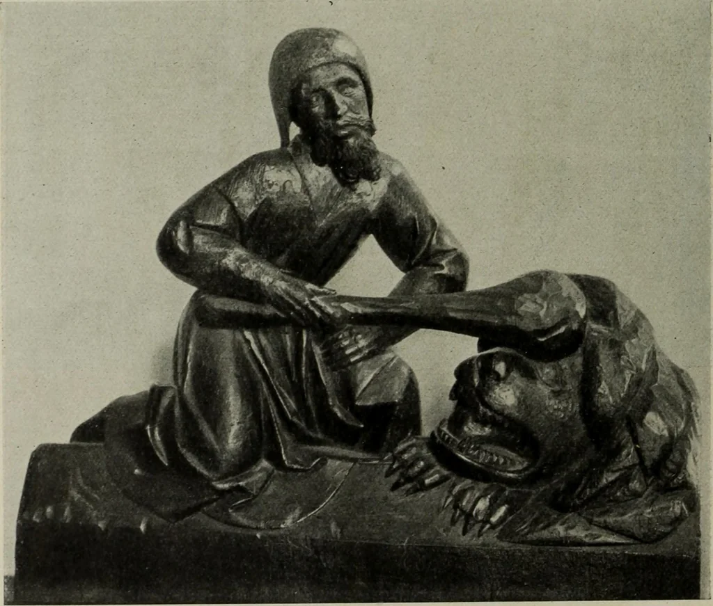 An illustration from Schwäbische Skulptur der Spätgotik, 1922, leaf 101