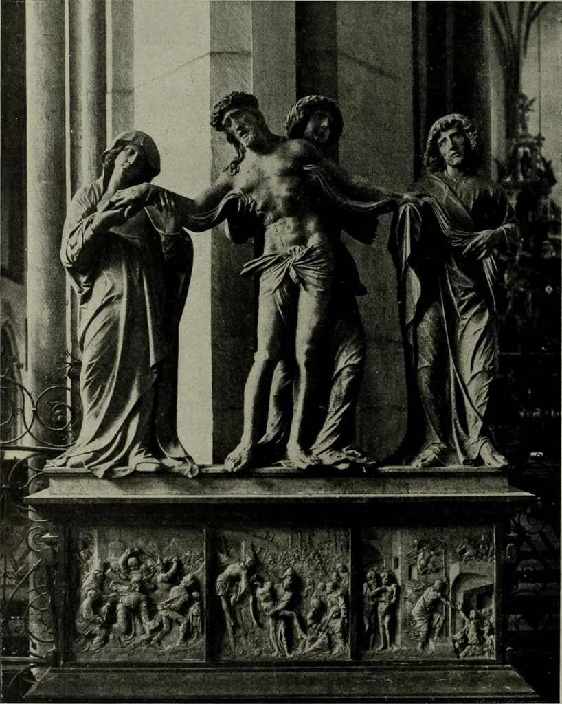 An illustration from Schwäbische Skulptur der Spätgotik, 1922, leaf 105