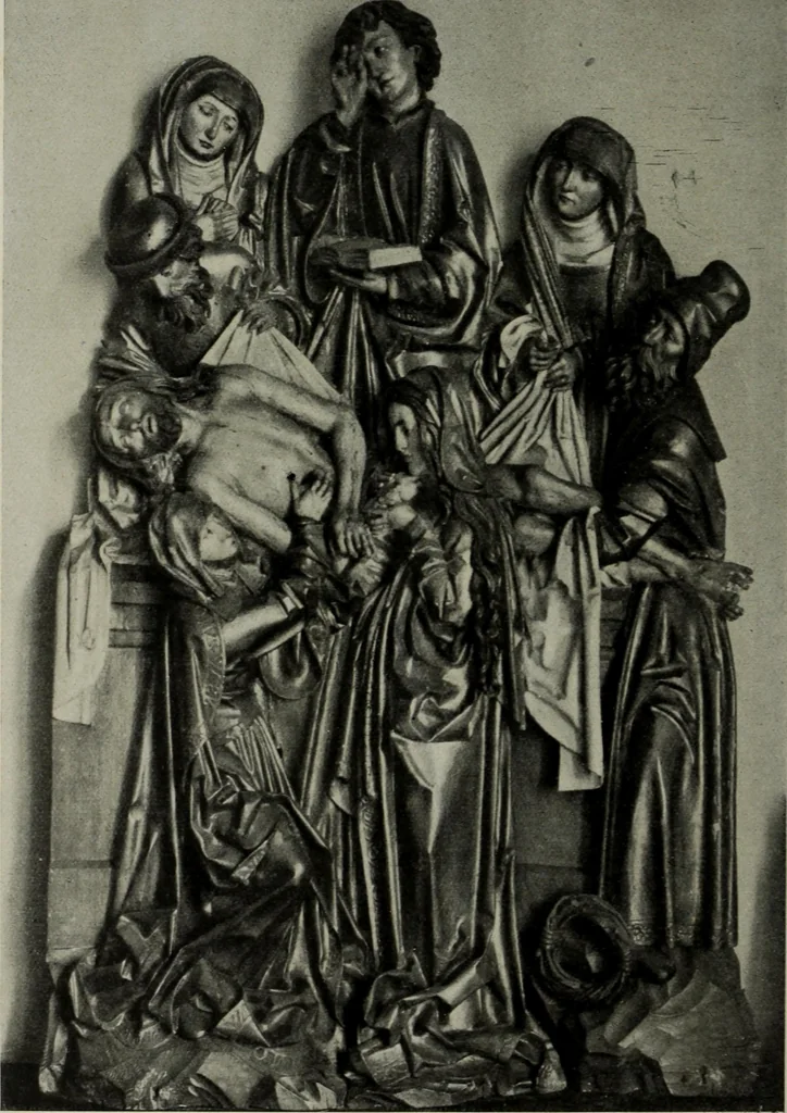 An illustration from Schwäbische Skulptur der Spätgotik, 1922, leaf 25
