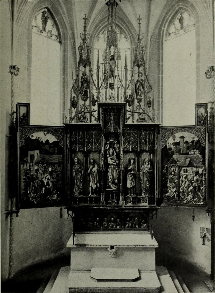 An illustration from Schwäbische Skulptur der Spätgotik, 1922, leaf 28