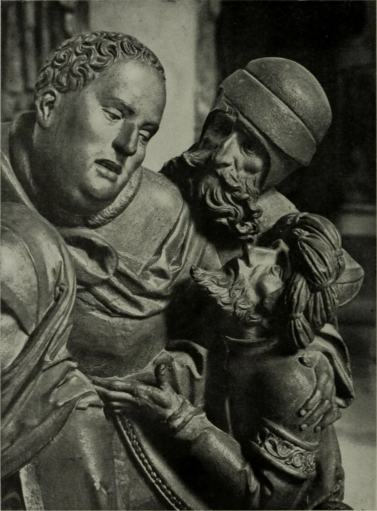 An illustration from Schwäbische Skulptur der Spätgotik, 1922, leaf 33