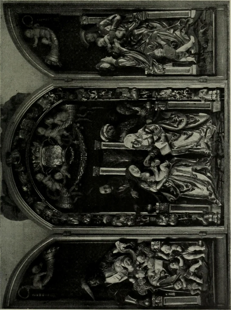 An illustration from Schwäbische Skulptur der Spätgotik, 1922, leaf 34