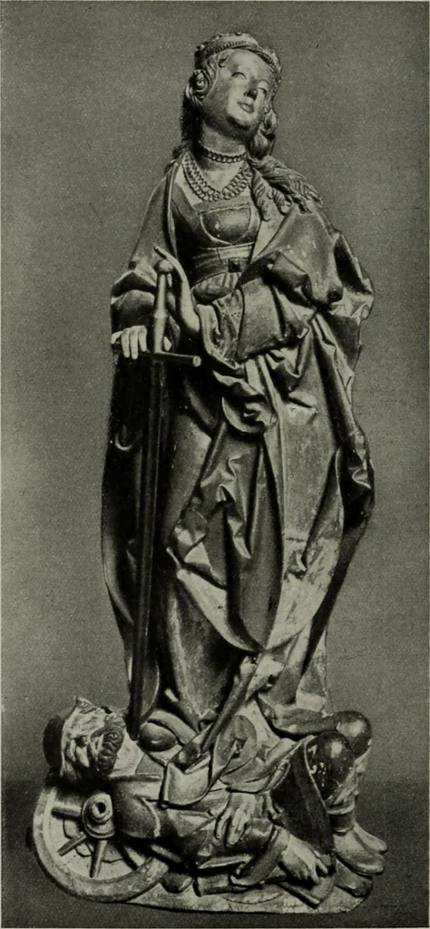 An illustration from Schwäbische Skulptur der Spätgotik, 1922, leaf 35