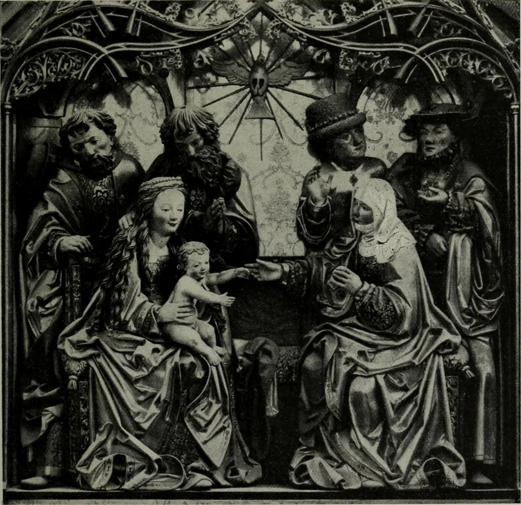 An illustration from Schwäbische Skulptur der Spätgotik, 1922, leaf 40